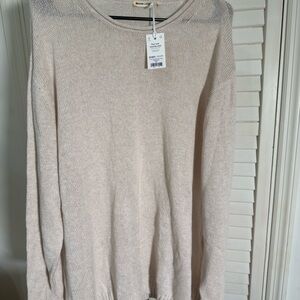 Marine Layer Men’s Beige Crew Neck Sweater